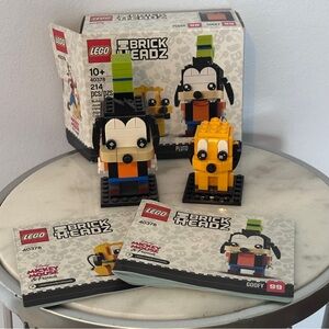 Lego Brickheadz Mickey Mouse & Friends Goofy and Pluto 40378 214 pcs Complete